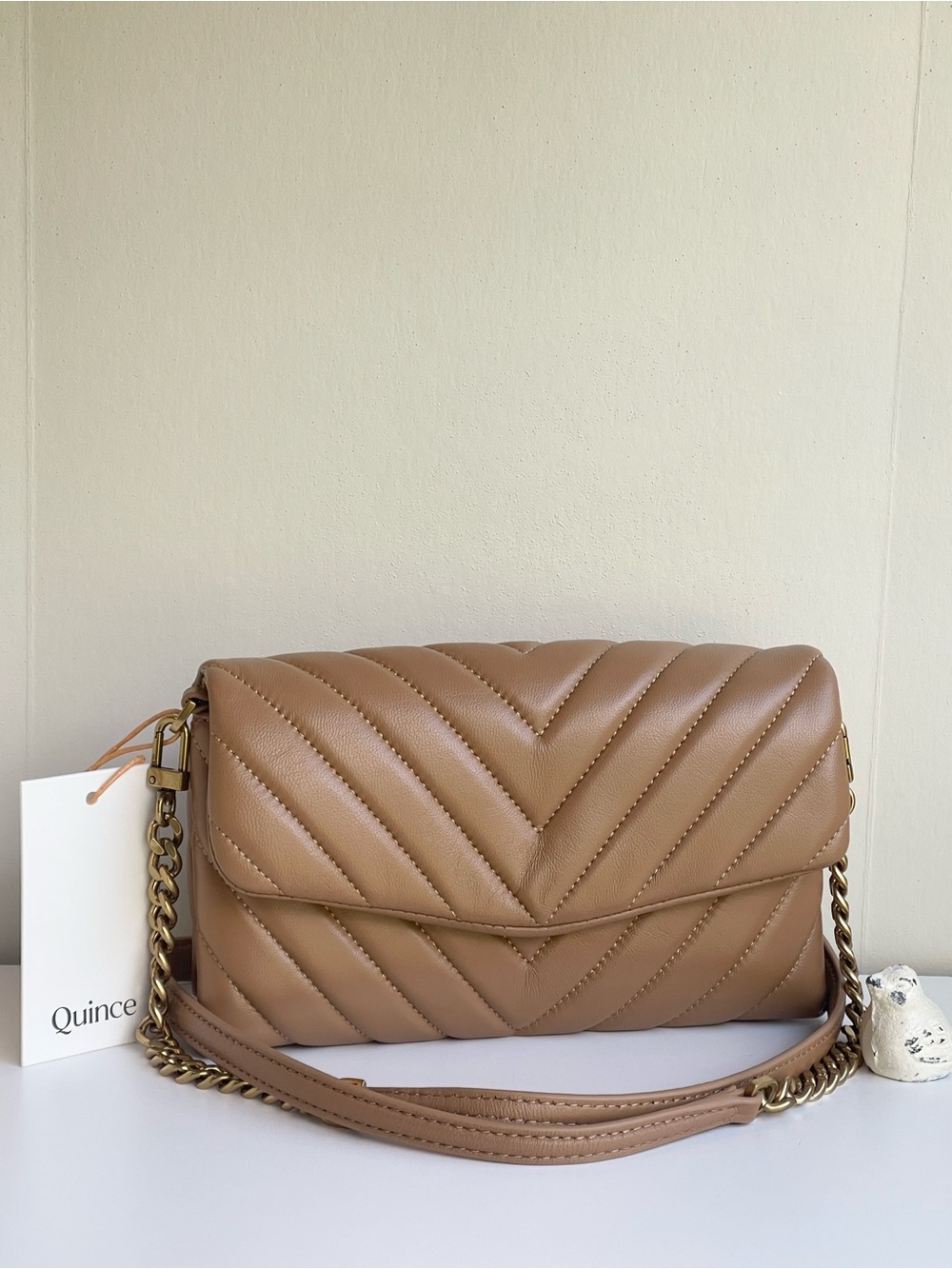Quince Italian Leather Quilted Wallet Crossbody New With Tag 🏷️